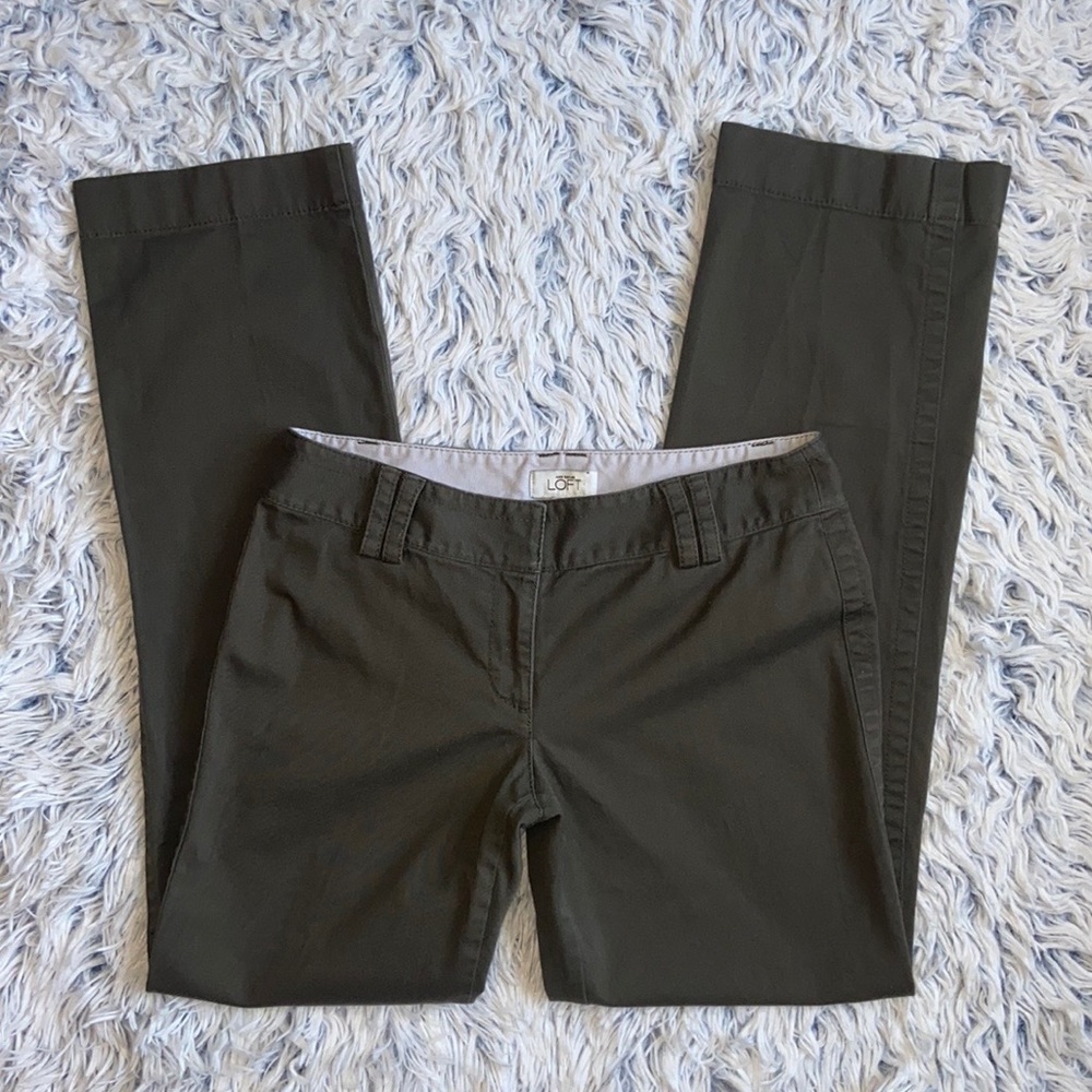 Ann Taylor Loft Green Pants Size 2